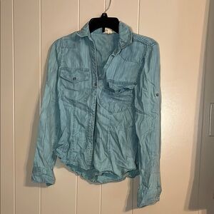 Cloth & Stone Light Blue Button Down Shirt